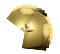 JOINPAYA Papier Cartonné Doré Effet Miroir A4 50 Feuilles Métallisé pour Loisirs Créatifs Scrapbooking Origami et Décoration Papier Pliable et Découpable Projets DIY et Créations
