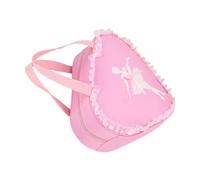 JOINPAYA Paquet à Dos de Danse Fille Petit Format Motif Ballerine Rose Léger et Résistant à L'Humidité Paquet à Dos de Ballet pour École Voyage et Activités Quotidiennes