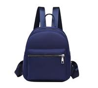 JOINPAYA Paquet à Dos Femme en Tissu Oxford Bleu Mini Paquet Bandoulière Léger et Polyvalent à Dos Élégant pour Voyages École et Usage Quotidien Grosse Capacité et Bandoulière Réglable