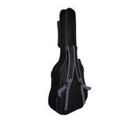 JOINPAYA Paquet à Dos pour Guitare Acoustique 41 Pouces en Nylon Noir Double Sangle et Protection Rembourrée Épaisse, pour Transporter Votre Guitare Folk en Toute Sécurité