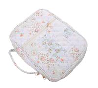 JOINPAYA Paquet à Livres des Écritures pour Femmes avec Poignée, Housse Matelassée en Coton Élégante, Pratique pour Réunions et Cultes, Protection Douce pour Bible