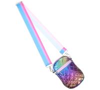 JOINPAYA Paquet Bandoulière pour Téléphone Portable Femme en Polyester Petit Paquet à Main Léger Sangle Colorée Réglable Pochette Pratique et Mignonne pour Sorties et Voyages