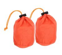 JOINPAYA Paquet de Rangement pour Paquet de Couchage de Survie 2 Pièces, Mini Compressible, Imperméable en Film Aluminium, Léger et Portable Cordon de Serrage, pour Couleur Aléatoire