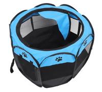 JOINPAYA Parc pour Chiens et Chiots Octogonal Pliable Tissu Oxford avec Porte Zippée Cage Tente Portable pour Chiots et Chats Confortable et Sécurisé Usage Intérieur et Extérieur