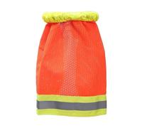 JOINPAYA Pare-Soleil Protège du Soleil en Tissu Maille pour Casque de Chantier Orange et s'adapte la Plupart des Casques, pour Fête Estivale en Extérieur
