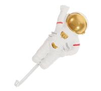 JOINPAYA Patère Murale Adhésive en Résine Forme Astronaute, Crochet Mural Mignon pour Serviettes et Manteaux, Fixation sans Perçage, Décoration Originale pour Salle de Bain, Chambre