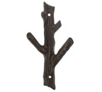 JOINPAYA Patère Murale en Fonte Vintage Style Branche D'arbre, Crochet Mural en Métal Robuste, Support Multifonction pour Manteaux, Chapeaux et Serviettes, Décoration Rétro pour Entrée