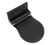 JOINPAYA Pédale de Repos pour Salle de Bain Noire en Aluminium Spatial | Perçage, Fixation Ferme, Surface Antidérapante, Résistance à Rouille, Usage Maison