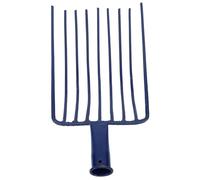 JOINPAYA Pelle à Charbon et Râteau à Neuf Dents en Acier Monobloc, Outil Multifonction sans Manche, Léger pour Entretien Extérieur et Jardinage