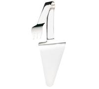 JOINPAYA Pelle à Pizza Multifonction en Inox Poignée Isolante, Spatule à Gâteau Triangulaire pour Service de Pizza, Ustensile Cuisine Professionnel pour Maison, Restaurant, Fête