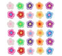 JOINPAYA Perles en Pâte Polymère 10 MM Forme Fleur de Prunier 200 Pièces Breloques Colorées pour Création de Bijoux Pendentifs Légers pour Bracelets Boucles D’Oreilles et Loisirs