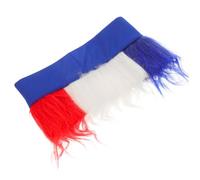 JOINPAYA Perruque De Supporter Noire Jaune Et Rouge Pour Événements Accessoire De Cosplay Et Respirant Pour Et