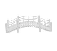 JOINPAYA Petit Pont Miniature Arc en Marbre Effet Ancien, Décor de Jardin Féérique Extérieur, Accessoire Robuste pour Balcons et Mini Espaces, Modèle Vintage Résistant aux Intempéries,