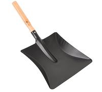 JOINPAYA Petite Pelle en Fer à Manche en Bois pour Jardinage Extérieur, Bêche Compacte Et Légère, Outil Portable pour Nettoyage De Litière Et Plantation en Pot, Usage Pratique Et Solide