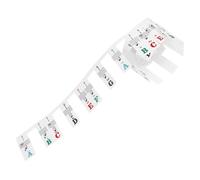 JOINPAYA Piano Keyboard Note Strip Keys Non-stick Removable Beginners Learning Tool For Weighted Keys Support