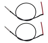 JOINPAYA Pièces de Rechange pour Ukulélé Capteur Piézo de Précision 2.5 Mm Jack, 2 Pièces en Métal, Accessoire Guitare Acoustique sous Sillet Haute Sensibilité