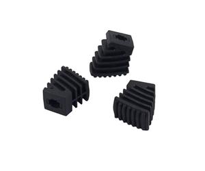 JOINPAYA Pieds en Caoutchouc Noirs Stabilité Renforcée Lot de 3 et Augmentation Friction pour Support de Batterie pour Stands et Racks de Percussion
