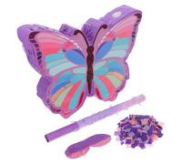 JOINPAYA Piñata Violet pour Anniversaire Fille avec Bâton, Décoration Unique en Papier Sécurisé, Jeu Interactif et Amusant pour Fêtes D'garçon et Filles