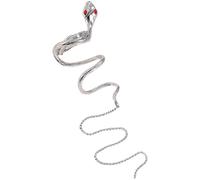 JOINPAYA Pince à Cheveux Serpent Longue Chaîne Décorative, Accessoires pour Cheveux Lisses, pour Queues de Cheval Élégantes Chez les Femmes et Adolescentes