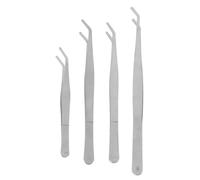 JOINPAYA Pince à Épiler en Acier Inoxydable 4Pcs pour Jardinage Outil de Jardinage Long Manche Plantes