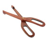 JOINPAYA Pince Bois Massif Ergonomique 25x8,5 Cm, Pince de Service Réutilisable pour Grillades et Desserts, Accessoire la Cuisine Solide, pour Saisir, Toasts et Pâtisseries