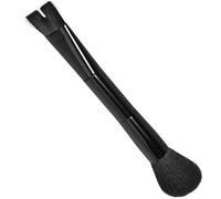 JOINPAYA Pinceau Contour du Nez Double Tête de U, Pinceau à Poudre Doux pour Maquillage Visage, 1 Pièce Couleur Noire, pour Estomper, Surligneur et Contouring Précision