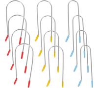 JOINPAYA Pinces à Bigoudis Chauffants 24 Pcs U-forme Acier Inoxydable 3 Tailles Clips de Rechange pour Rouleaux Électriques Coiffure Maison