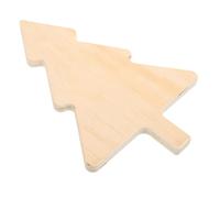 JOINPAYA Planche à Découper Double Face Forme Sapin de Noël en Contreplaqué Plateau de Service Festif Beige pour Fromage et Salade pour Réunions de Fête