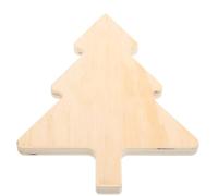 JOINPAYA Planche à Découper en Contreplaqué Forme Sapin de Noël, Double Face Multifonction pour Salade et Sushi, Design Festif Beige pour Réunions de Fête