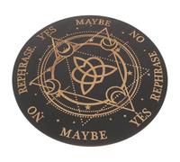 JOINPAYA Planche à Pendule Gravée Outil Divinatoire pour Autel Spirituel Décoration Ésotérique pour et Radiesthésie Cadeau pour Praticiens Ésotériques
