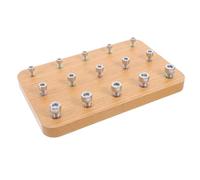 JOINPAYA Planche Bois pour Rééducation Main Entraînement Préhension et Motricité Fine Aide Coordination Œil Main pour Patients Réhabilitation