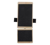 JOINPAYA Planche D'équilibre en Bois pour Cheville Jambe, Entraîneur de Stabilité du Pied Antidérapant, Planche D'entraînement Pieds pour Correction de Posture et Rééducation, Usage Ballet