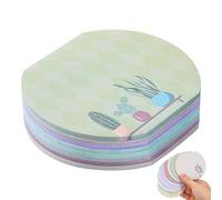 JOINPAYA Plant Pattern Self Adhesive Sticky Notepads 8 Pieces Memo Pads Suitable for School Office and Home Portable and Multipurpose