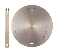 JOINPAYA Plaque Chauffante en Acier Inoxydable 16 Cm Rose Doré Épais, Diffuseur de Chaleur pour Cuisinière à Gaz, Accessoire la Cuisine pour Cuisson Uniforme et Protection des Casseroles