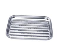 JOINPAYA Plaque de Barbecue Acier Inoxydable Panier Multifonction pour Grill pour Camping Cuisson Extérieur Design Compact