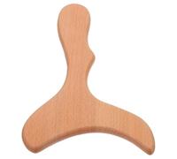 JOINPAYA Plaque de Massage Outil de Grattage en Bois Créative de Poisson pour Visage et Jambes Usage Personnel et Professionnel