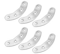 JOINPAYA Plaques de Talon en Métal 48 MM Lot de 3 Paires Protège-Talons Robustes pour Chaussures et Bottes Homme Protection Anti-Usure Randonnée et Réparation Semelle Talons Extérieur