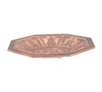 JOINPAYA Plat du Temple Bouddhiste Octogonal en Fer Rouge, Résistant au Vieillissement, pour Sacrifices Familiaux et Cérémonies Religieuses