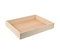 JOINPAYA Plateau de Jardin Zen Japonerie en Bois 40X30X6 CM, Bac à Sable pour Blocs de Construction et Espace de Contemplation pour Garçon et Filles et Adultes