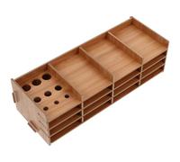 JOINPAYA Plateau de Tri en Bois pour Art du Diamant 16 Compartiments Organisateur D’Outils DIY pour Rangement de Broderie Diamant Conteneur Pratique pour Fournitures de Peinture