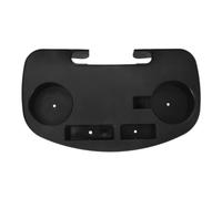 JOINPAYA Plateau Porte-Boissons pour Chaise Inclinable Pliable en Plastique Robuste, Support de Chaise de Plage Portable, Porte-gobelet pour Fauteuil Extérieur, 32 X 18,2 X 3,2 Cm,