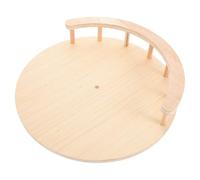 JOINPAYA Plateforme Ronde en Bois pour Chat et Chaton Installation Flexible et Stabilité Renforcée, Conception Modulaire Détachable pour Salon et Structures Domestiques
