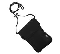 JOINPAYA Pochette de Voyage Tour de Cou Multifonction Étanche Noire avec Protection RFID Organiseur de Documents et Porte-Passeport Compact pour Aéroport et Croisière