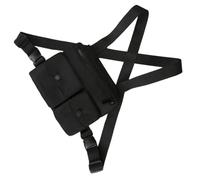 JOINPAYA Pochette Poitrine Chic Homme Gilet Hip-hop Léger et Banane pour Randonnée Camping et Voyage Poche Multifonctionnelle Compacte