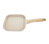 JOINPAYA Poêle à Frire Multifonction Petite en Aluminium Antiadhésive Blanche, Compatible Toutes Plaques Dont Induction, Poêle à Steak et Œufs Cuisine Familiale et Professionnelle,