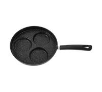 JOINPAYA Poêle Multifonction 3 Compartiments Compatible Induction Poêle à Œufs Antiadhésive Fond Résistant à L'Usure Cuisson Uniforme pour Omelettes et Gaufres