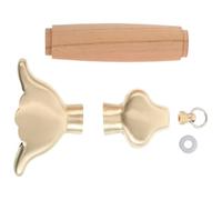 JOINPAYA Poignée en Métal en Cuivre 17 Cm pour Sabre Chinois Tai Chi, Kit de Réparation de Poignée d'arts Martiaux, Accessoires de Remplacement Robustes et Compacts pour Entraînement