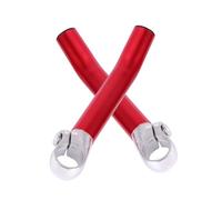 JOINPAYA Poignée Repose-Bras Vélo Métal Premium Rouge Guidon Ergonomique Antidérapant pour VTT et Vélos de Route Contrôle Renforcé Descente et Tout-Terrain