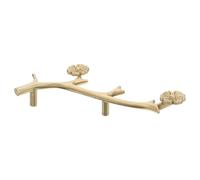 JOINPAYA Poignées de Meubles Laiton Inspirées Cerf Poignées Rustiques Branche de Fleur de Prunier pour Cuisine Armoire Garde-robe et Commode Tirettes Gauches Durables et Faciles à