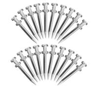 JOINPAYA Pointes pour Chaussures D'aérateur De Pelouse 20 Pcs Accessoires pour Jardinage Clous D'aération en Métal 5,8 Cm pour Entretien des Pelouses Outils Et Remplaçables